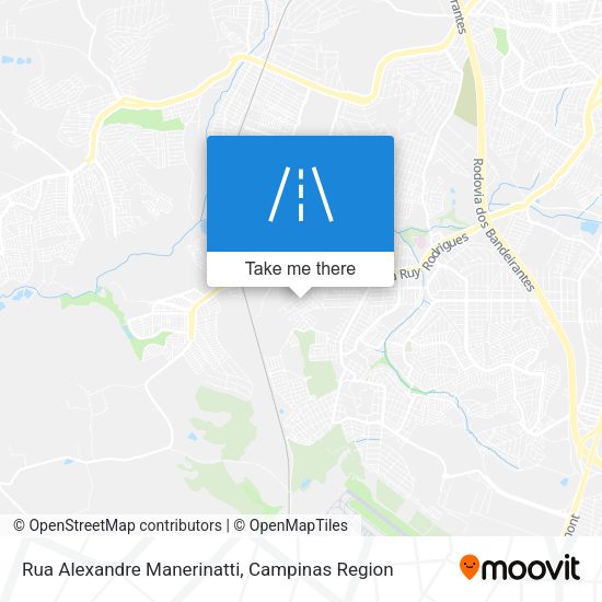 Rua Alexandre Manerinatti map