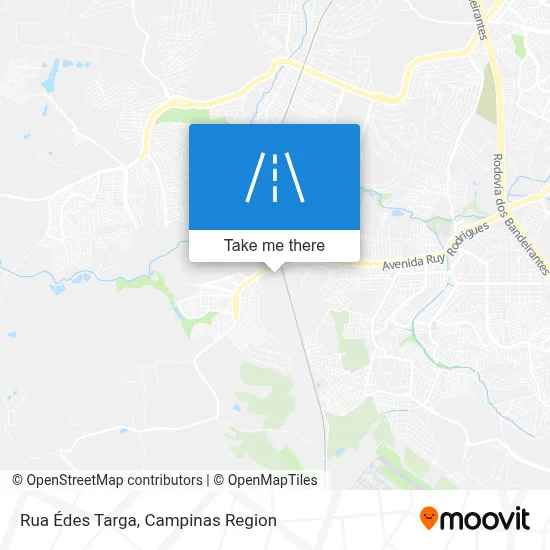 Rua Édes Targa map