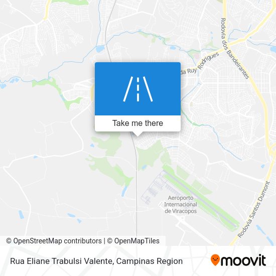 Rua Eliane Trabulsi Valente map