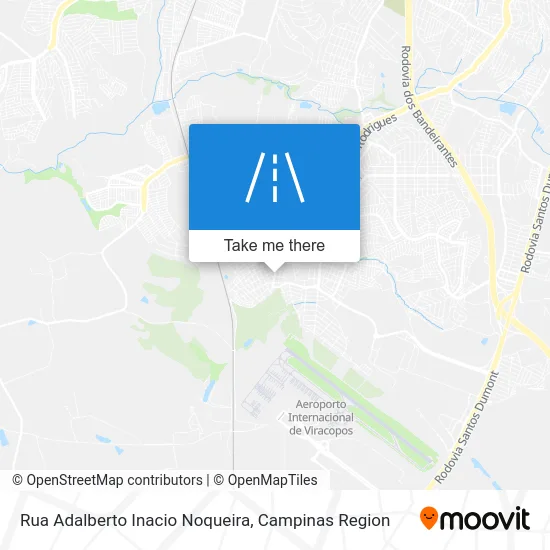 Rua Adalberto Inacio Noqueira map