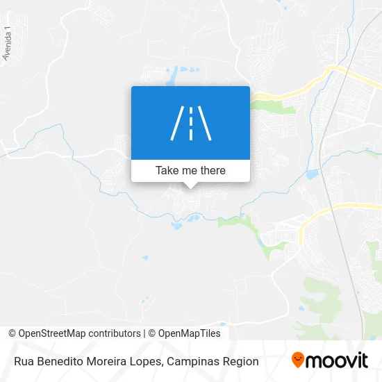 Rua Benedito Moreira Lopes map
