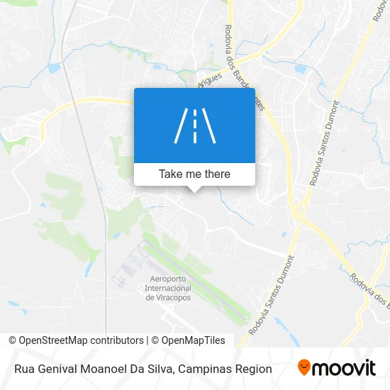 Rua Genival Moanoel Da Silva map