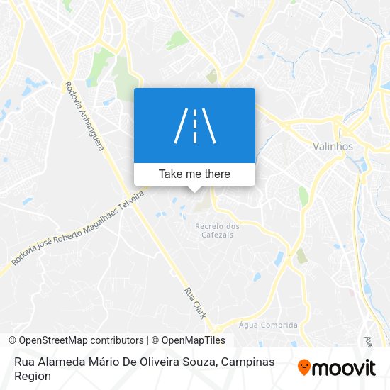 Rua Alameda Mário De Oliveira Souza map