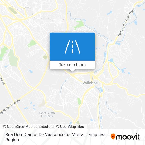Rua Dom Carlos De Vasconcelos Motta map