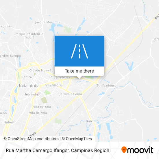Rua Martha Camargo Ifanger map