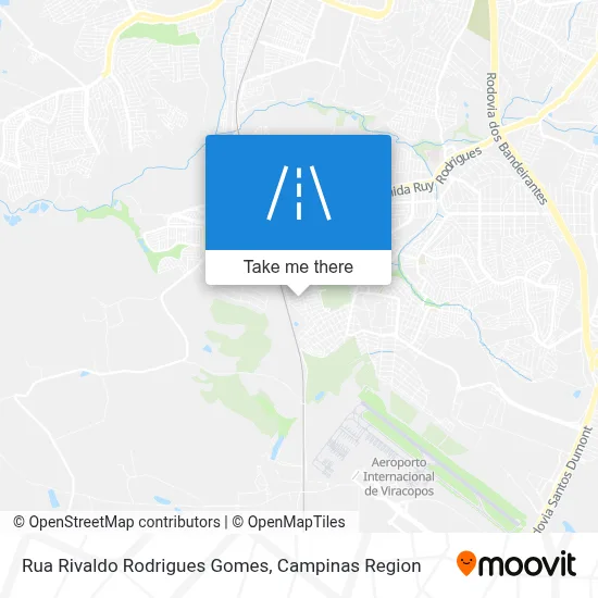 Rua Rivaldo Rodrigues Gomes map
