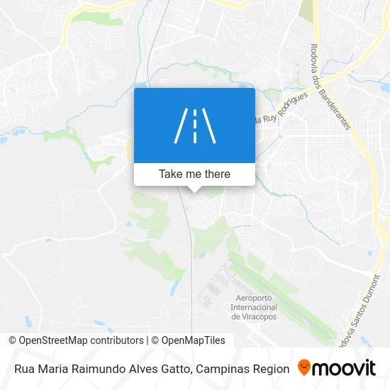 Rua Maria Raimundo Alves Gatto map