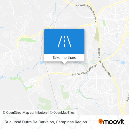 Rua José Dutra De Carvalho map