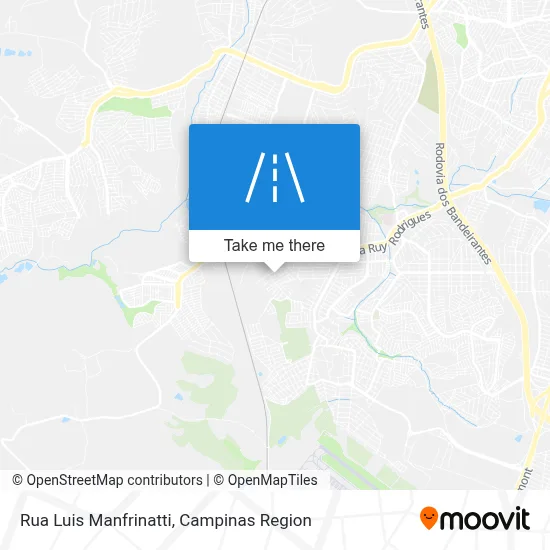 Rua Luis Manfrinatti map