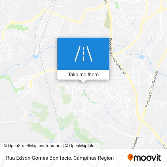 Rua Edson Gomes Bonifácio map