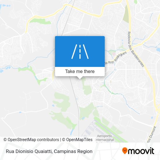 Rua Dionisio Quaiatti map
