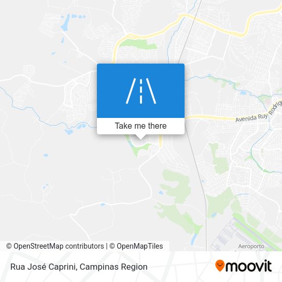 Rua José Caprini map