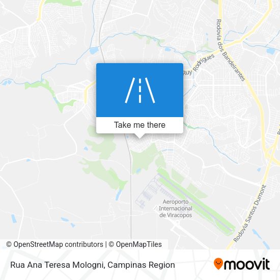 Rua Ana Teresa Mologni map