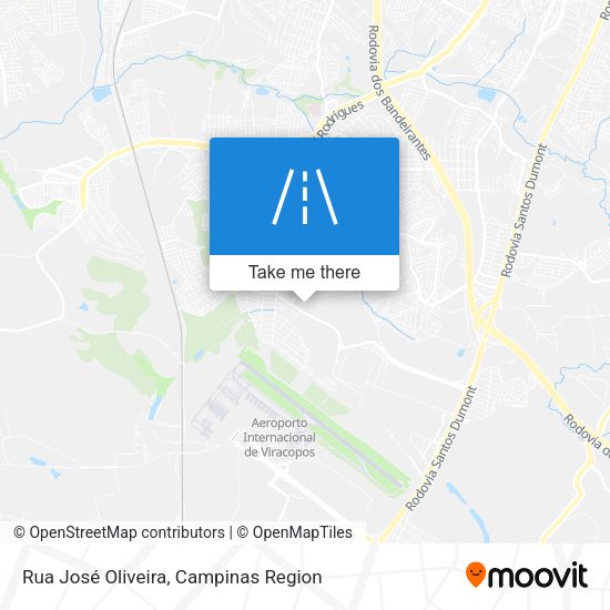 Rua José Oliveira map