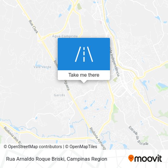 Rua Arnaldo Roque Briski map
