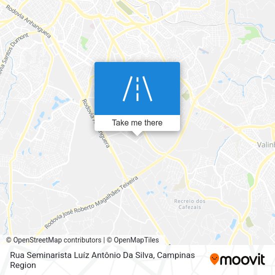 Rua Seminarista Luíz Antônio Da Silva map
