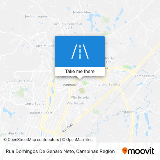 Rua Domingos De Genaro Neto map