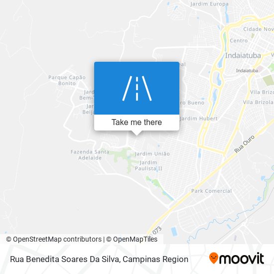 Rua Benedita Soares Da Silva map