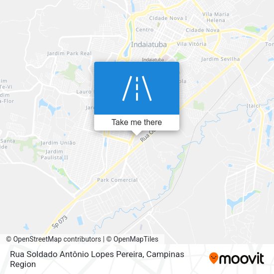 Rua Soldado Antônio Lopes Pereira map