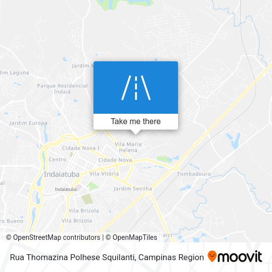 Rua Thomazina Polhese Squilanti map
