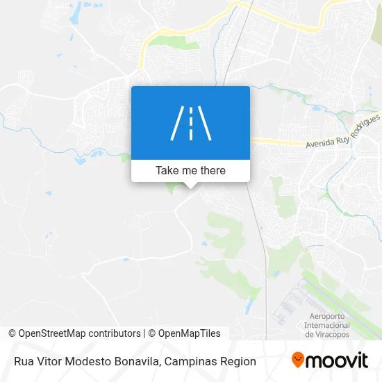 Rua Vitor Modesto Bonavila map