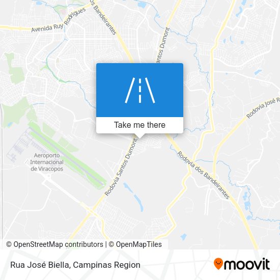 Rua José Biella map