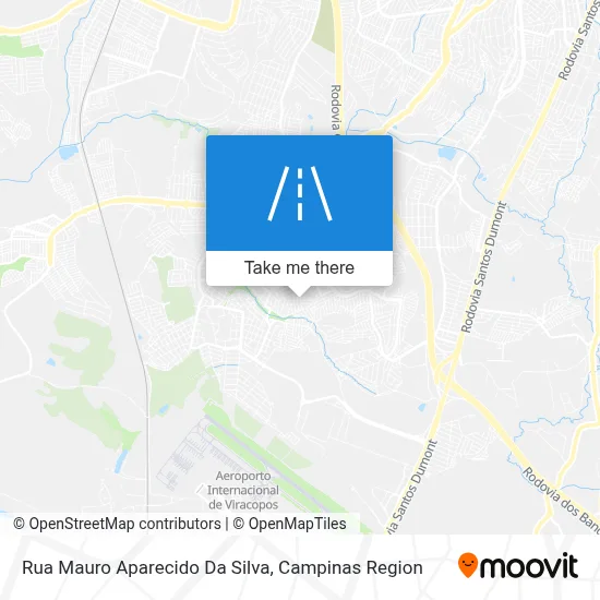 Rua Mauro Aparecido Da Silva map