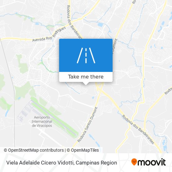 Viela Adelaide Cícero Vidotti map