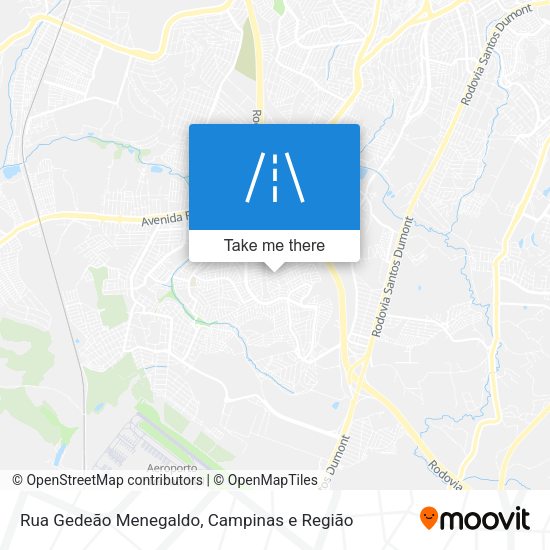 Rua Gedeão Menegaldo map