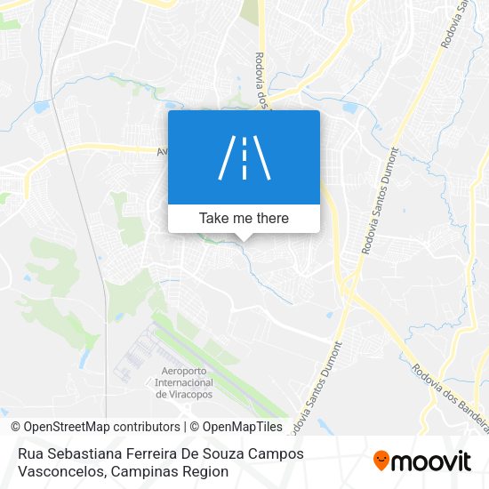 Rua Sebastiana Ferreira De Souza Campos Vasconcelos map