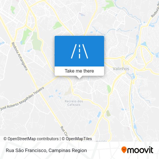 Rua São Francisco map
