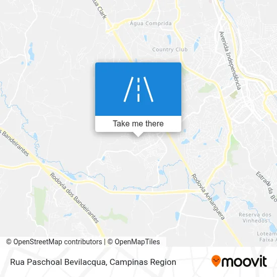 Rua Paschoal Bevilacqua map