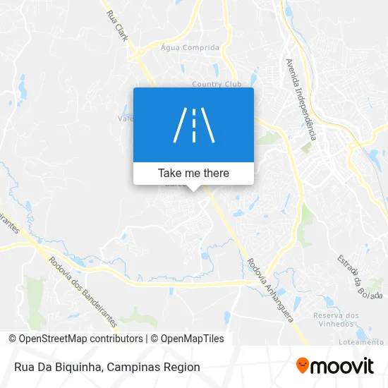 Rua Da Biquinha map