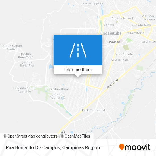 Rua Benedito De Campos map