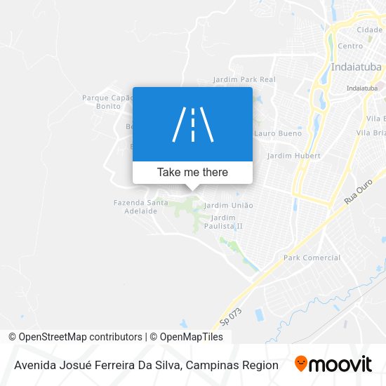 Avenida Josué Ferreira Da Silva map