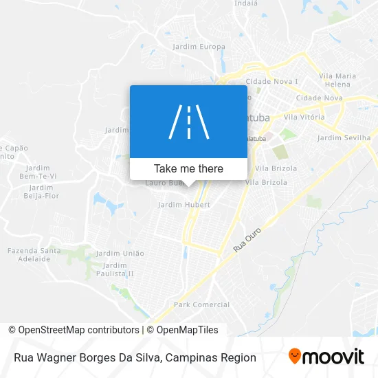 Rua Wagner Borges Da Silva map