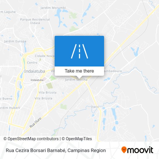 Rua Cezira Borsari Barnabé map