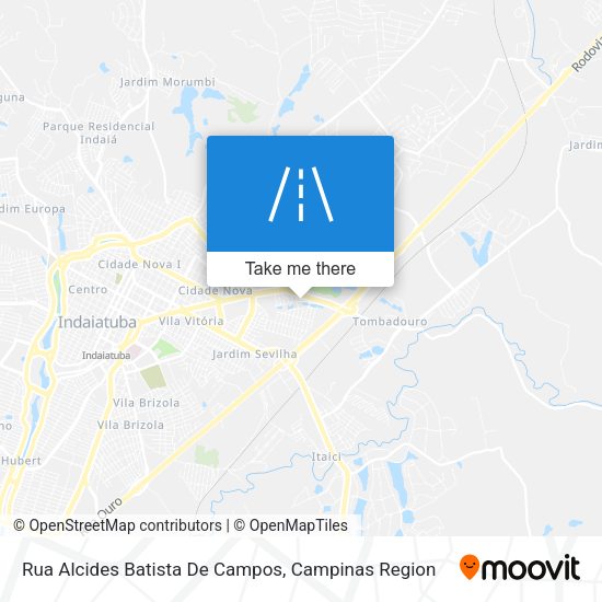 Rua Alcides Batista De Campos map