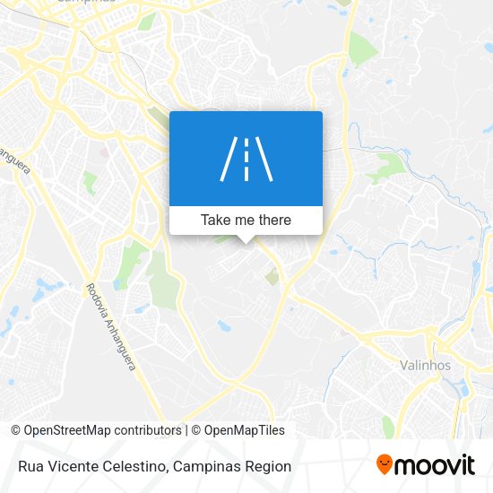 Rua Vicente Celestino map