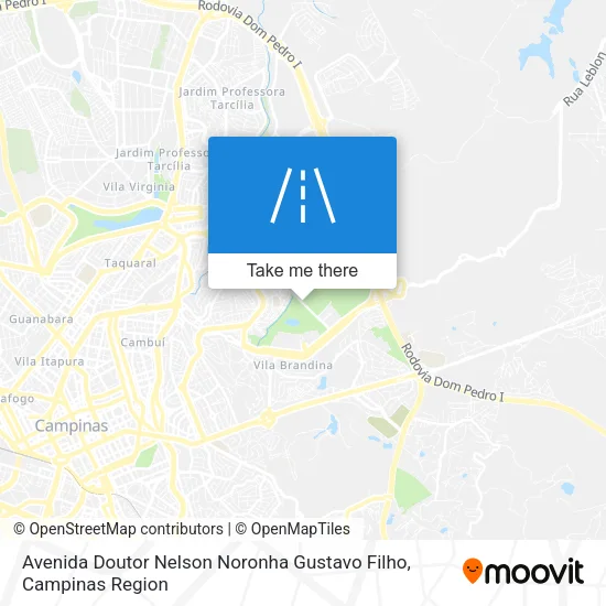 Avenida Doutor Nelson Noronha Gustavo Filho map