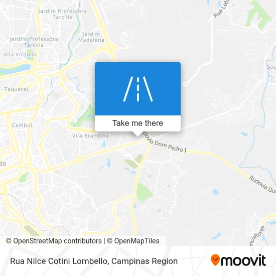 Rua Nilce Cotini Lombello map
