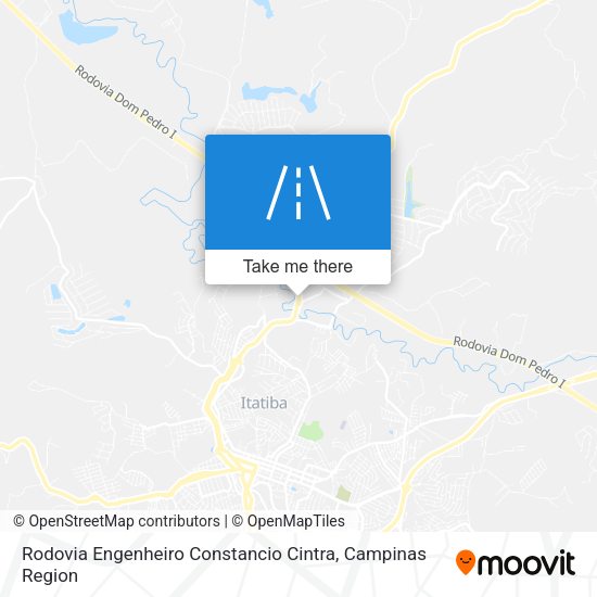 Rodovia Engenheiro Constancio Cintra map