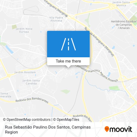 Rua Sebastião Paulino Dos Santos map