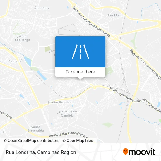 Rua Londrina map
