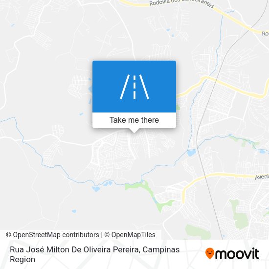 Rua José Milton De Oliveira Pereira map