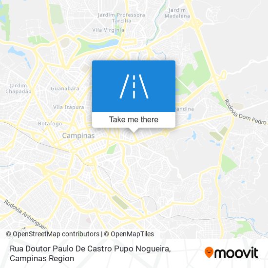 Rua Doutor Paulo De Castro Pupo Nogueira map