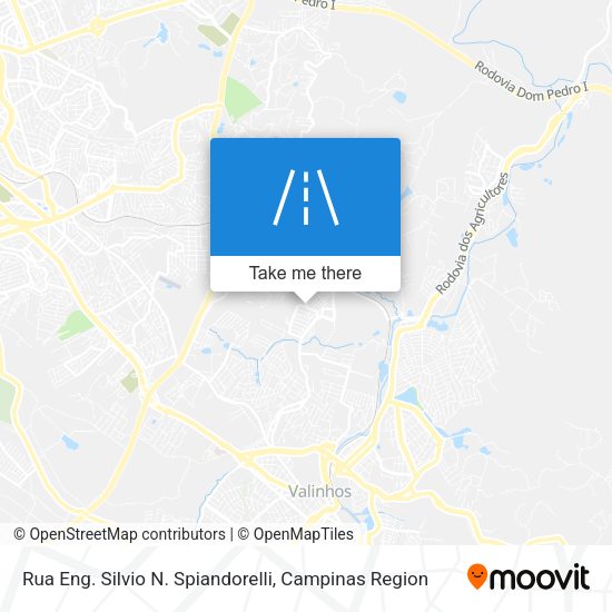 Rua Eng. Silvio N. Spiandorelli map