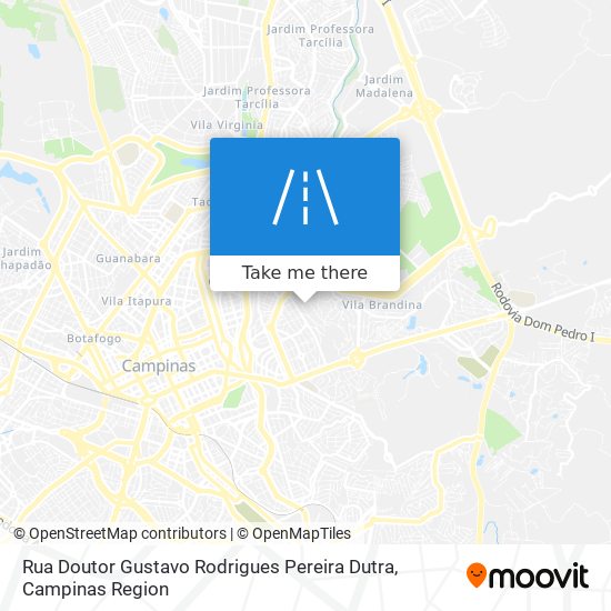 Mapa Rua Doutor Gustavo Rodrigues Pereira Dutra