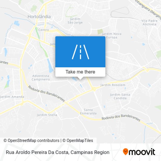 Rua Aroldo Pereira Da Costa map