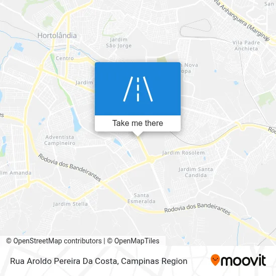 Rua Aroldo Pereira Da Costa map